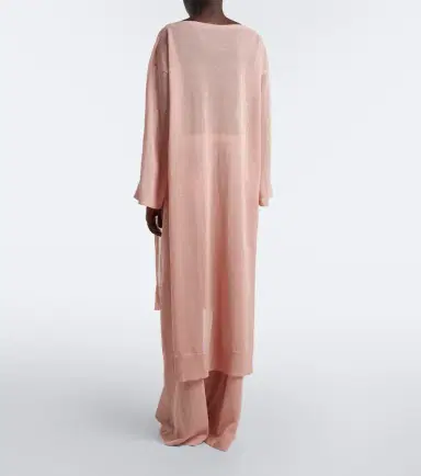 Alaïa Alaïa Knitted linen and silk kaftan | Thumbnail 4
