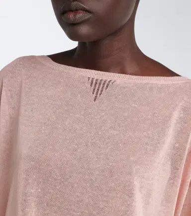 Alaïa Alaïa Knitted linen and silk kaftan | Thumbnail 5