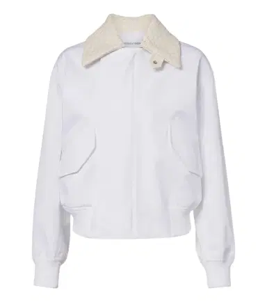Bottega Veneta Intrecciato cotton blouson jacket | Thumbnail 1 Bottega Veneta Intrecciato cotton blouson jacket | Thumbnail 1
