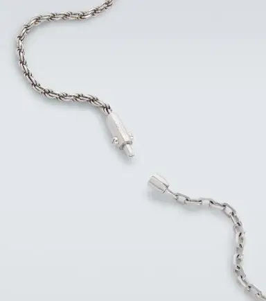 Bottega Veneta Sterling silver chain necklace | Thumbnail 2