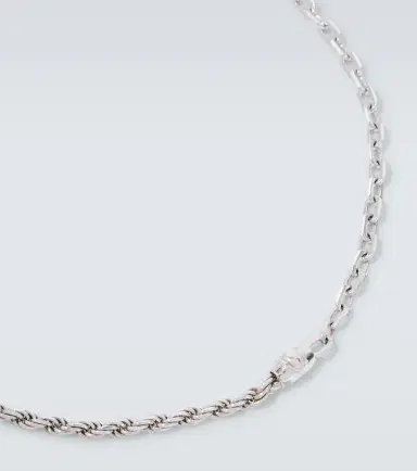 Bottega Veneta Sterling silver chain necklace | Thumbnail 3
