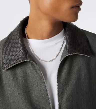 Bottega Veneta Sterling silver chain necklace | Thumbnail 4