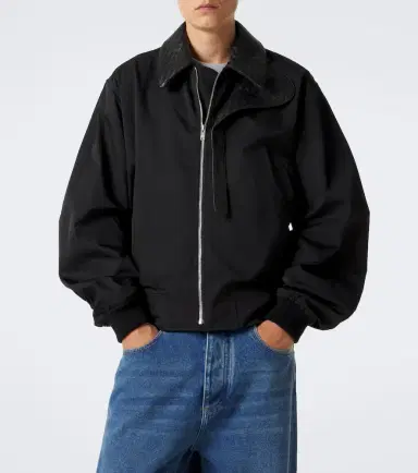 Bottega Veneta Intrecciato twill blouson jacket | Thumbnail 2