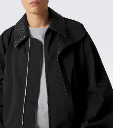 Bottega Veneta Intrecciato twill blouson jacket | Thumbnail 3