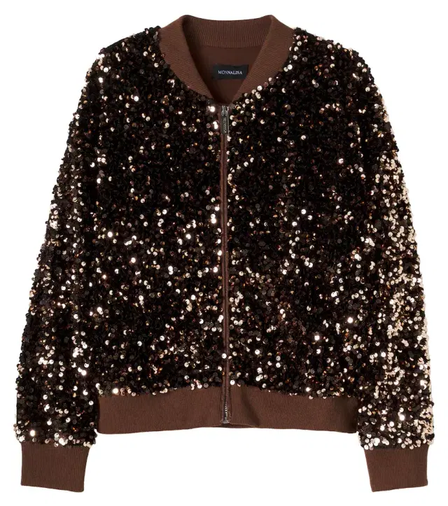 Monnalisa Sequined jacket