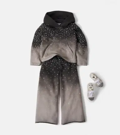 Monnalisa Embellished cotton jersey sweatpants | Thumbnail 4 Monnalisa Embellished cotton jersey sweatpants | Thumbnail 4