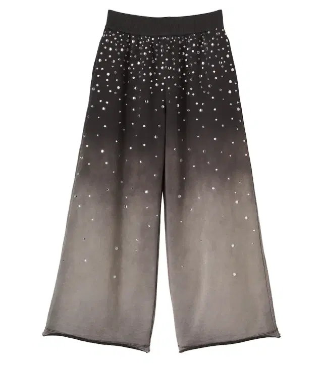 Monnalisa Embellished cotton jersey sweatpants