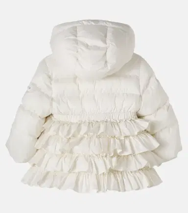 MONNALISA Baby ruffled puffer jacket | Thumbnail 3