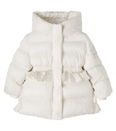 MONNALISA Baby ruffled puffer jacket | Thumbnail 1