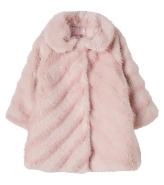 Monnalisa Baby striped coat