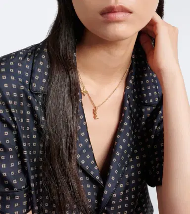 Saint Laurent Cassandre chain necklace | Thumbnail 4 Saint Laurent Cassandre chain necklace | Thumbnail 4