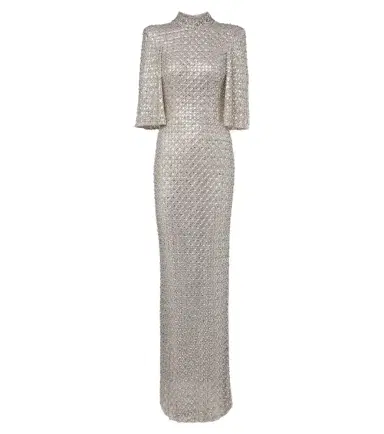 Jenny Packham Sedona embellished mesh gown | Thumbnail 1