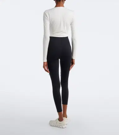 NORBA Ribbed-knit wrap top | Thumbnail 3