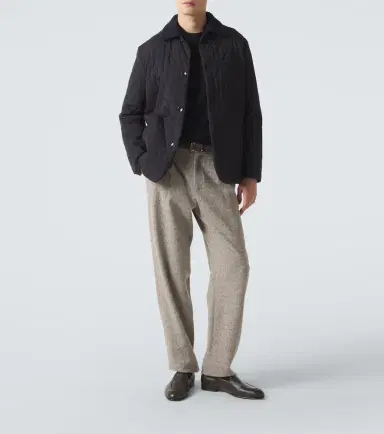 AGNONA Quilted wool-trimmed jacket | Thumbnail 4 AGNONA Quilted wool-trimmed jacket | Thumbnail 4