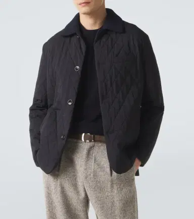 AGNONA Quilted wool-trimmed jacket | Thumbnail 5 AGNONA Quilted wool-trimmed jacket | Thumbnail 5