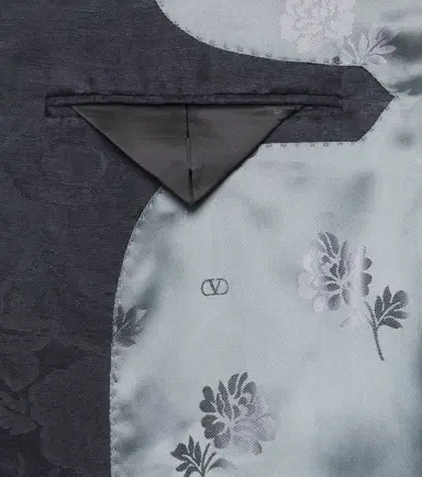 Valentino Floral jacquard linen and silk blazer | Thumbnail 2 Valentino Floral jacquard linen and silk blazer | Thumbnail 2