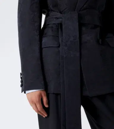 Valentino Floral jacquard linen and silk blazer | Thumbnail 7 Valentino Floral jacquard linen and silk blazer | Thumbnail 7