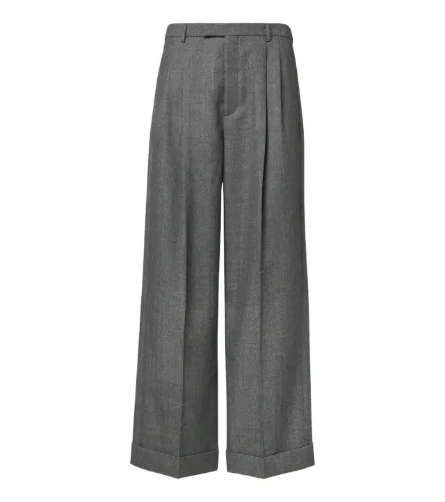Valentino Herringbone wide-leg pants