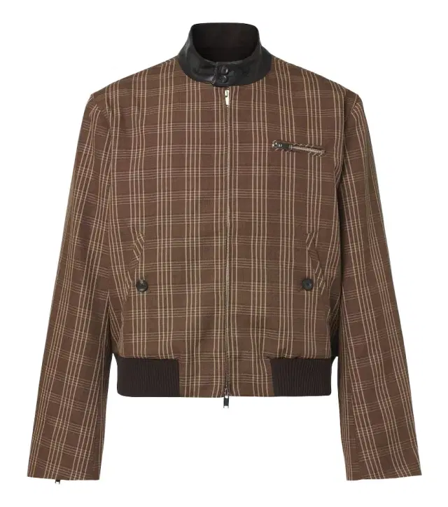 Wales Bonner Axis checked virgin wool jacket