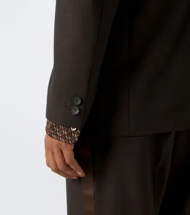 Wales Bonner Atto satin-trimmed virgin wool blazer | Thumbnail 7