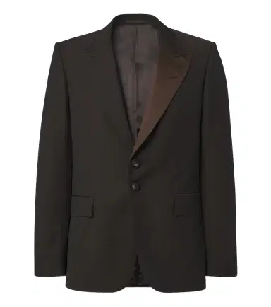Wales Bonner Atto satin-trimmed virgin wool blazer | Thumbnail 1