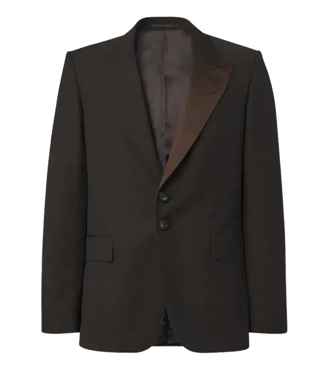 Wales Bonner Atto satin-trimmed virgin wool blazer