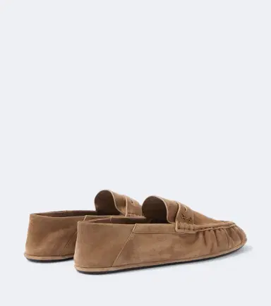 Saint Laurent Le Loafer suede penny loafers | Thumbnail 3 Saint Laurent Le Loafer suede penny loafers | Thumbnail 3