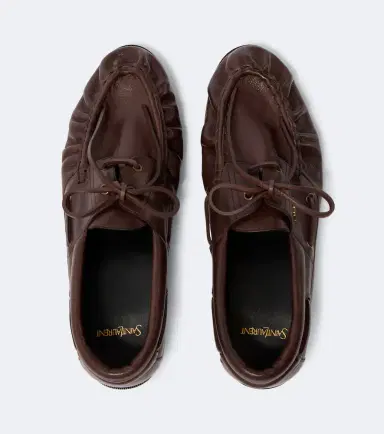 Saint Laurent Le Loafer Bateau leather boat shoes | Thumbnail 4 Saint Laurent Le Loafer Bateau leather boat shoes | Thumbnail 4