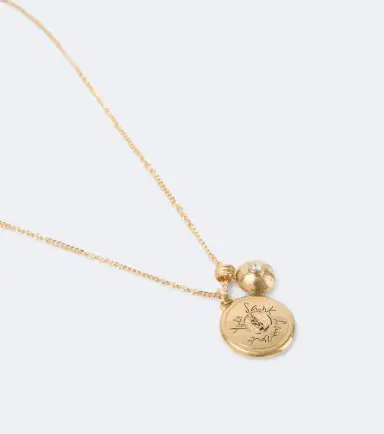 Saint Laurent Cassandre embellished chain necklace | Thumbnail 2