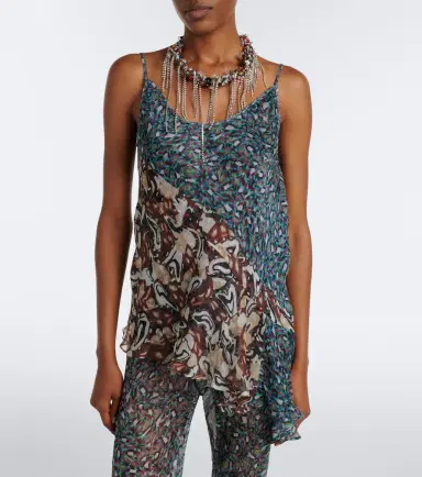 Dries Van Noten Printed asymmetric top | Thumbnail 2 Dries Van Noten Printed asymmetric top | Thumbnail 2