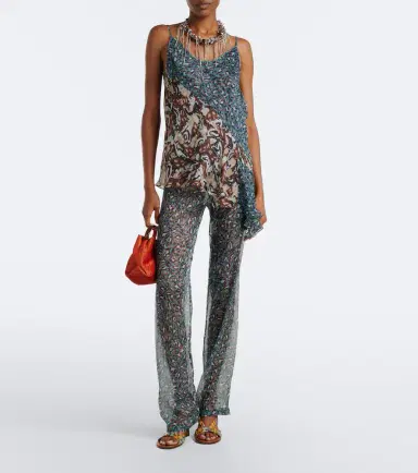 Dries Van Noten Printed asymmetric top | Thumbnail 4 Dries Van Noten Printed asymmetric top | Thumbnail 4