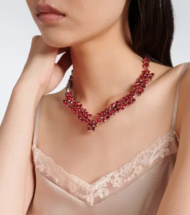 Simone Rocha Crystal-embellished necklace | Thumbnail 4 Simone Rocha Crystal-embellished necklace | Thumbnail 4