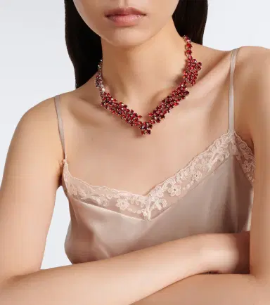 Simone Rocha Crystal-embellished necklace | Thumbnail 5 Simone Rocha Crystal-embellished necklace | Thumbnail 5