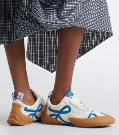 Loewe Grip Anagram suede-trimmed sneakers | Thumbnail 5 Loewe Grip Anagram suede-trimmed sneakers | Thumbnail 5