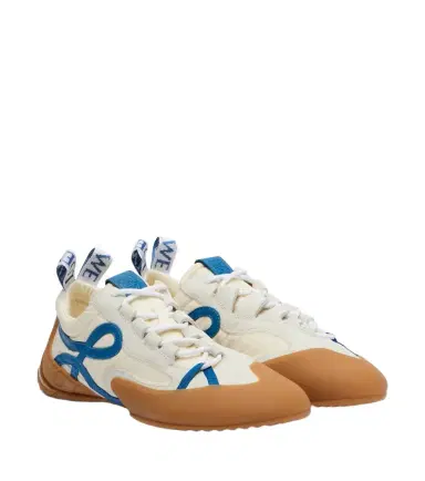 Loewe Grip Anagram suede-trimmed sneakers | Thumbnail 1 Loewe Grip Anagram suede-trimmed sneakers | Thumbnail 1