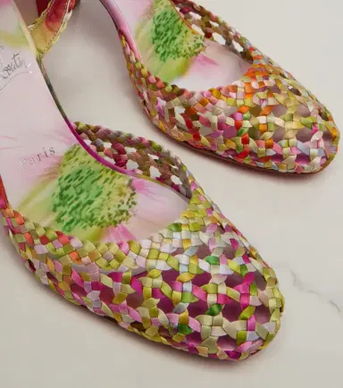 Christian Louboutin Jane Nandina crêpe satin pumps | Thumbnail 2