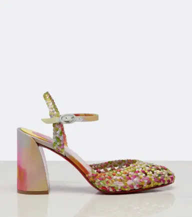 Christian Louboutin Jane Nandina crêpe satin pumps | Thumbnail 3