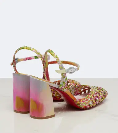 Christian Louboutin Jane Nandina crêpe satin pumps | Thumbnail 4