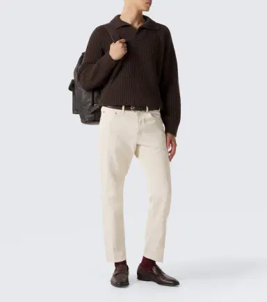 ELEVENTY Wool and cashmere polo sweater | Thumbnail 5