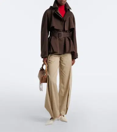 Loewe Cotton and silk gabardine jacket | Thumbnail 4