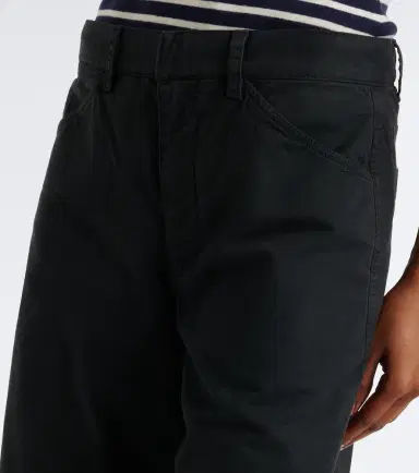 Nili Lotan Tribeca cotton twill barrel-leg pants | Thumbnail 3