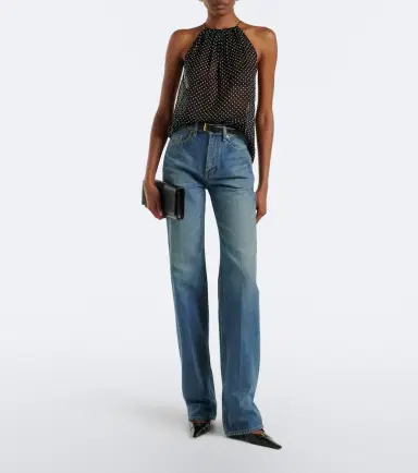 Nili Lotan Nikki halterneck polka-dot silk top | Thumbnail 2 Nili Lotan Nikki halterneck polka-dot silk top | Thumbnail 2