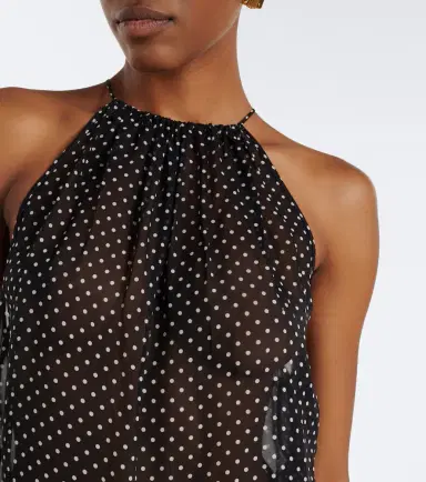 Nili Lotan Nikki halterneck polka-dot silk top | Thumbnail 5 Nili Lotan Nikki halterneck polka-dot silk top | Thumbnail 5
