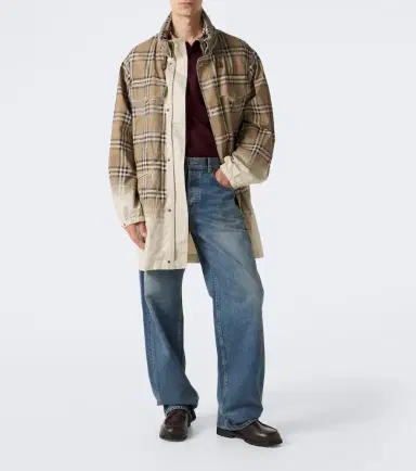 Burberry Check cotton gabardine parka | Thumbnail 2 Burberry Check cotton gabardine parka | Thumbnail 2