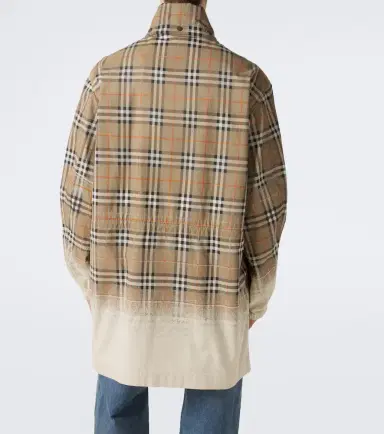 Burberry Check cotton gabardine parka | Thumbnail 5 Burberry Check cotton gabardine parka | Thumbnail 5