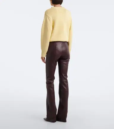 STOULS Icham leather flared pants | Thumbnail 6 STOULS Icham leather flared pants | Thumbnail 6