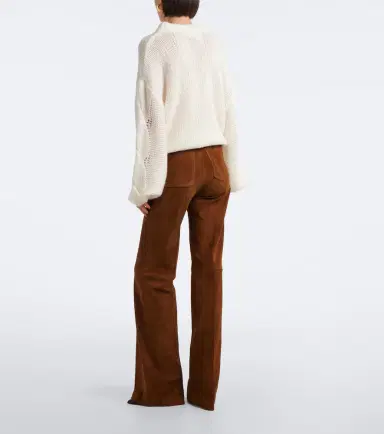 STOULS Lizzy suede bootcut pants | Thumbnail 3