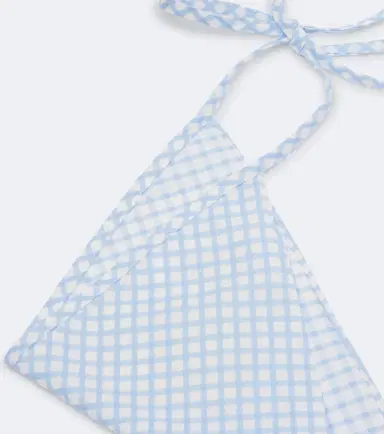 Posse Lila checked cotton head scarf | Thumbnail 2 Posse Lila checked cotton head scarf | Thumbnail 2