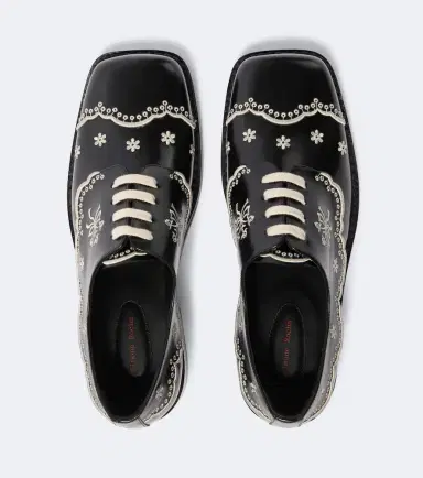 Simone Rocha Embroidered leather brogues | Thumbnail 4