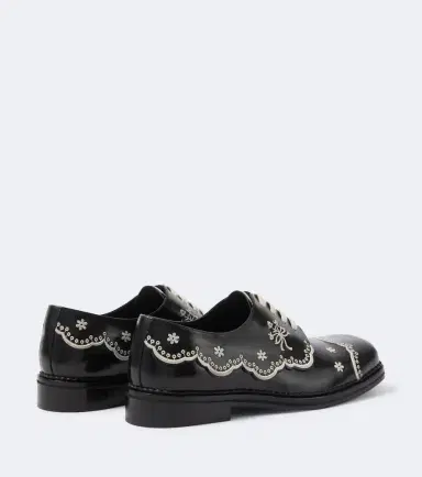 Simone Rocha Embroidered leather brogues | Thumbnail 5